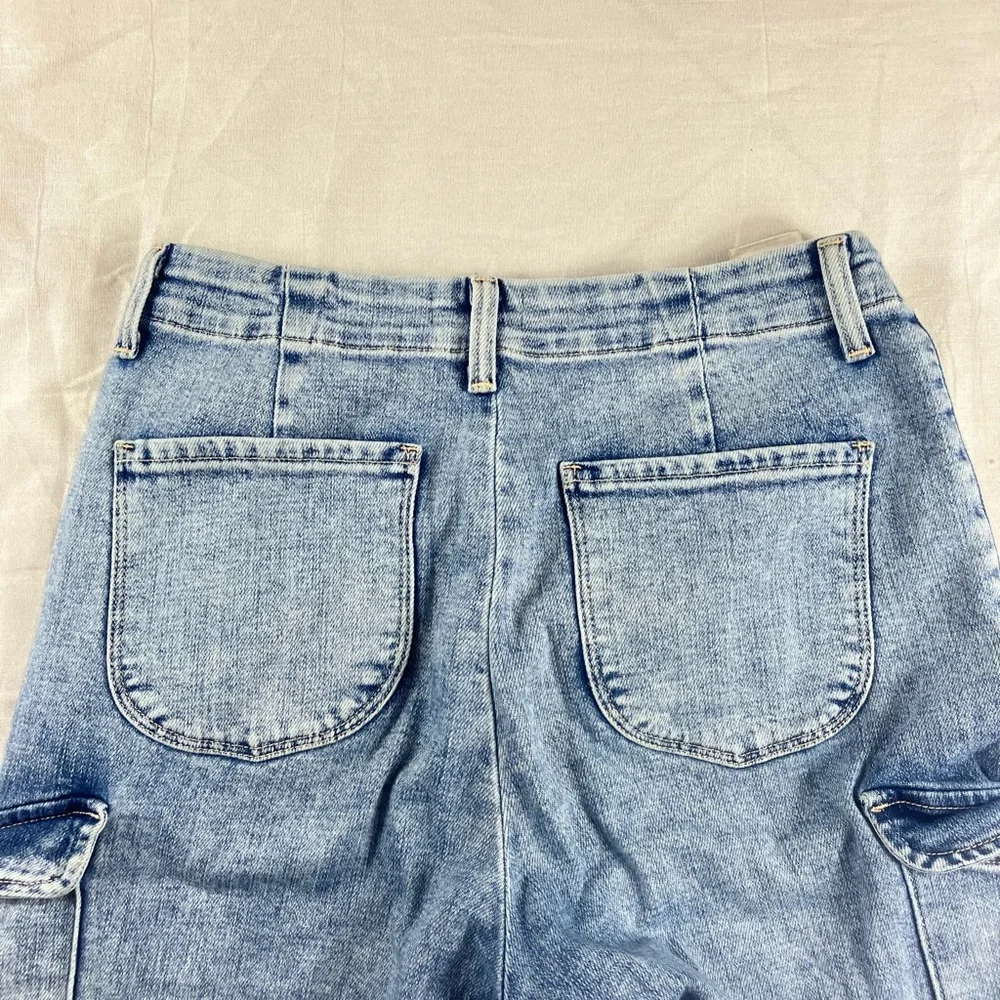 L’Agence Brewer Brooklyn High Rise Utility Wide Leg Jeans - Picture 7 of 9